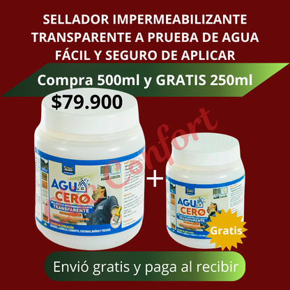 Aguacero MaxPro Impermeabilizante Transparente