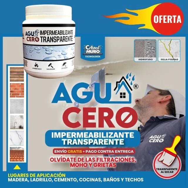 Aguacero MaxPro Impermeabilizante Transparente